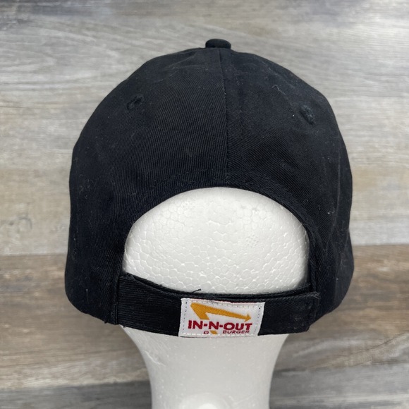 Licensed In N Out Burger Hat / Cap - Black OSFM - Picture 4 of 8